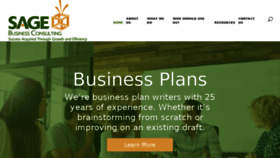 What Sagebusinessconsulting.com website looked like in 2017 (6 years ago)