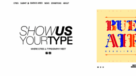 What Showusyourtype.com website looked like in 2017 (6 years ago)