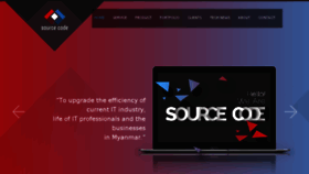 What Sourcecode.com.mm website looked like in 2017 (6 years ago)