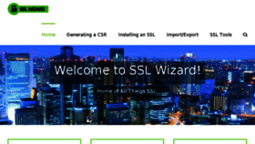 What Sslwizard.co website looked like in 2017 (6 years ago)