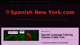 What Spanishnewyork.com website looked like in 2017 (6 years ago)