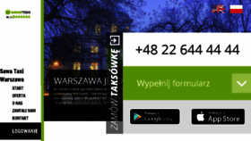 What Sawataxi.pl website looked like in 2017 (6 years ago)