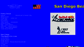 What Sdbeachlife.com website looked like in 2017 (6 years ago)