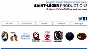 What Saintlegerproductions.fr website looked like in 2017 (6 years ago)
