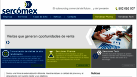 What Sercomex.es website looked like in 2017 (6 years ago)