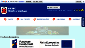 What Sierpc.pl website looked like in 2017 (6 years ago)