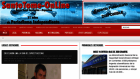 What Santotome-online.com.ar website looked like in 2017 (6 years ago)