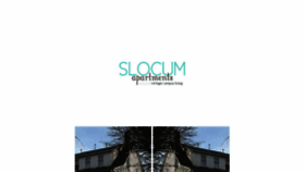 What Slocumapartments.com website looked like in 2017 (6 years ago)