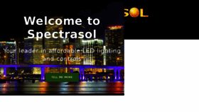 What Spectrasol.us website looked like in 2017 (6 years ago)