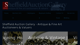 What Sheffieldauctiongallery.com website looked like in 2017 (6 years ago)