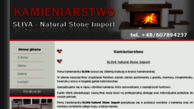 What Sliva-naturalstone.pl website looked like in 2017 (6 years ago)