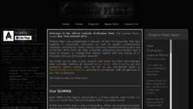 What Shadowfleet.org website looked like in 2017 (7 years ago)