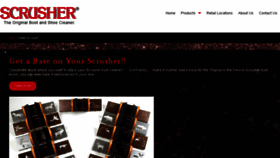What Scrusher.com website looked like in 2017 (6 years ago)