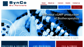 What Syncobiopartners.com website looked like in 2017 (6 years ago)