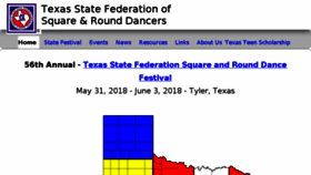 What Squaredancetx.com website looked like in 2017 (6 years ago)