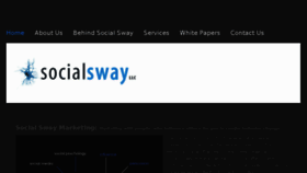 What Socialswaymarketing.com website looked like in 2017 (6 years ago)