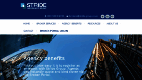 What Stride-group.co.uk website looked like in 2017 (6 years ago)