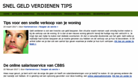 What Snelgeldverdienentips.nl website looked like in 2017 (6 years ago)