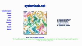 What Systemisch.net website looked like in 2017 (6 years ago)