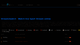 What Stream2watch.live website looked like in 2017 (6 years ago)