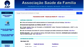 What Saudedafamilia.org website looked like in 2017 (6 years ago)