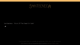 What Saintseneca.com website looked like in 2017 (6 years ago)
