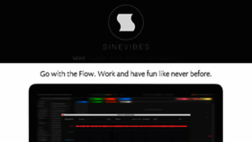 What Sinevib.es website looked like in 2017 (6 years ago)