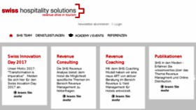 What Swisshospitalitysolutions.ch website looked like in 2017 (6 years ago)