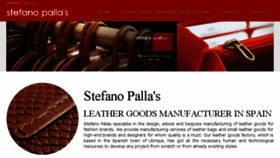 What Stefanopallas.com website looked like in 2017 (6 years ago)