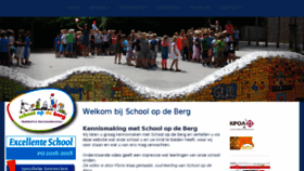 What Schoolopdeberg.nl website looked like in 2017 (6 years ago)