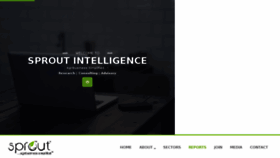 What Sproutintelligence.com website looked like in 2017 (6 years ago)