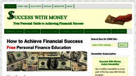 What Successwithmoney.com website looked like in 2017 (6 years ago)