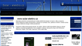 What Solar-elektro.cz website looked like in 2017 (6 years ago)