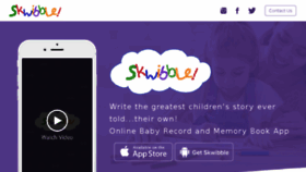 What Skwibble.com website looked like in 2017 (6 years ago)