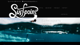 What Surf-point.ru website looked like in 2017 (6 years ago)