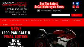 What Socalmotorcycles.com website looked like in 2017 (6 years ago)
