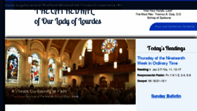 What Spokanecathedral.com website looked like in 2017 (6 years ago)