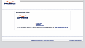 What Sulamericasaudeonline.com.br website looked like in 2017 (6 years ago)