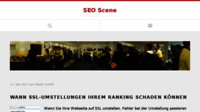 What Seo-scene.de website looked like in 2017 (6 years ago)
