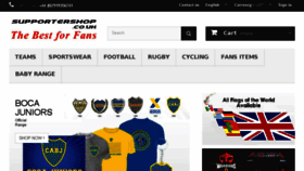 What Supportershop.co.uk website looked like in 2017 (6 years ago)