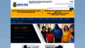 What Shopffa.org website looked like in 2017 (6 years ago)