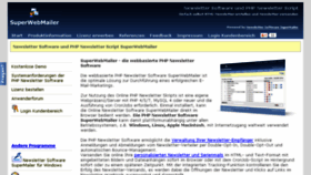 What Superwebmailer.de website looked like in 2017 (6 years ago)