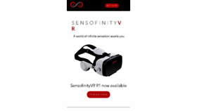 What Sensofinityvr.com website looked like in 2017 (6 years ago)