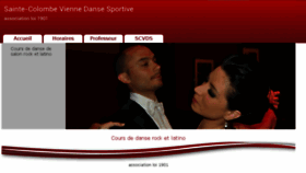 What Saintecolombe-danse.com website looked like in 2017 (6 years ago)