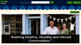 What Shoplocal.us website looked like in 2017 (6 years ago)