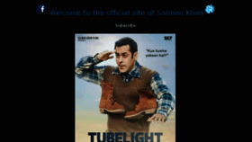 What Salmankhan.com website looked like in 2017 (6 years ago)