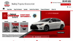 What Stonecresttoyota.com website looked like in 2017 (6 years ago)