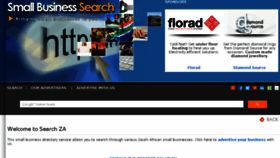 What Searchza.co.za website looked like in 2017 (6 years ago)