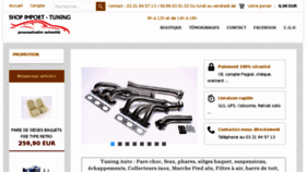 What Shopimport-tuning.com website looked like in 2017 (6 years ago)