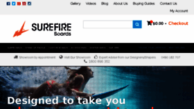 What Surefireboards.com website looked like in 2017 (6 years ago)